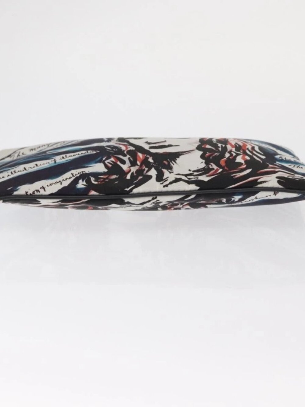 Christian Dior Clutch Bag Nylon RAYMOND PETTIBON Blue Silver Auth bs32109 - Picture 6 of 16